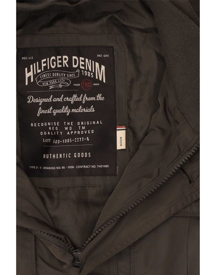 Tommy Hilfiger Herre Military Jacket UK 38 Medium Khaki Polyester