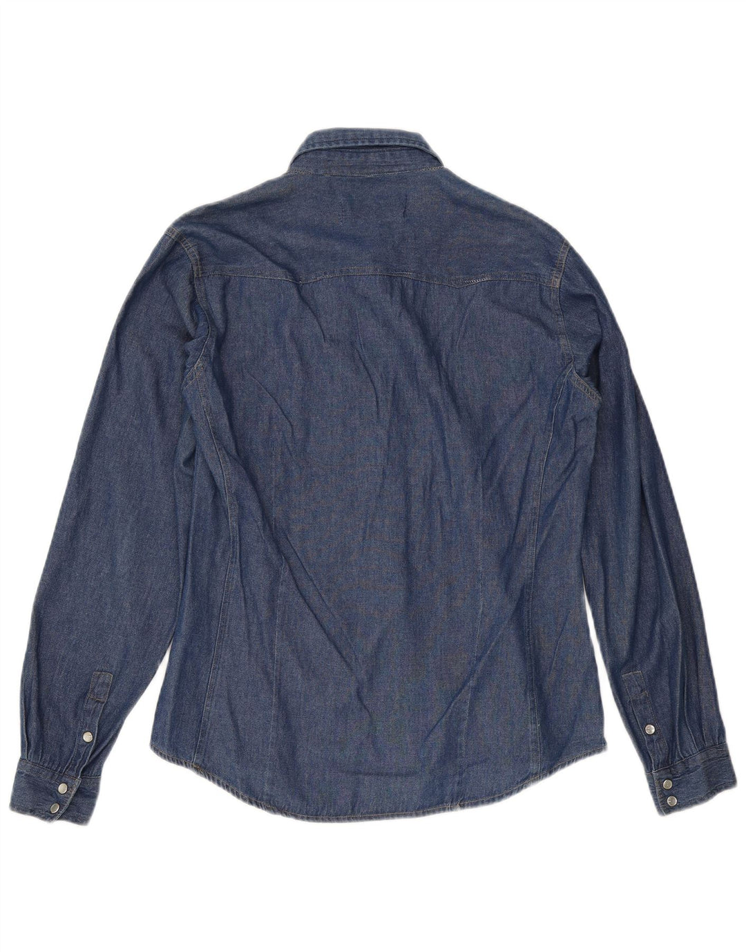 Brandon & C Womens Denim Shirt UK 18 XL Blue