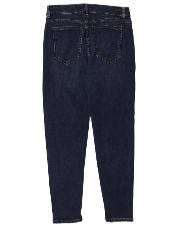 Marks & Spencer Vaqueros pitillo de cintura alta para mujer UK 40 Medium W30 L26 Azul