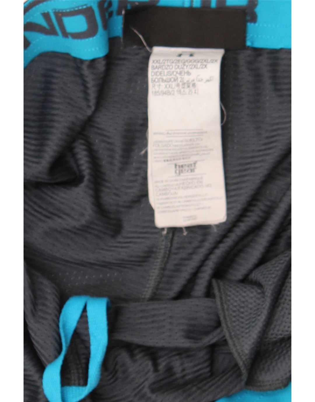 Pantaloni scurți sport Under Armour pentru bărbați 2XL, gri, poliester color bloc