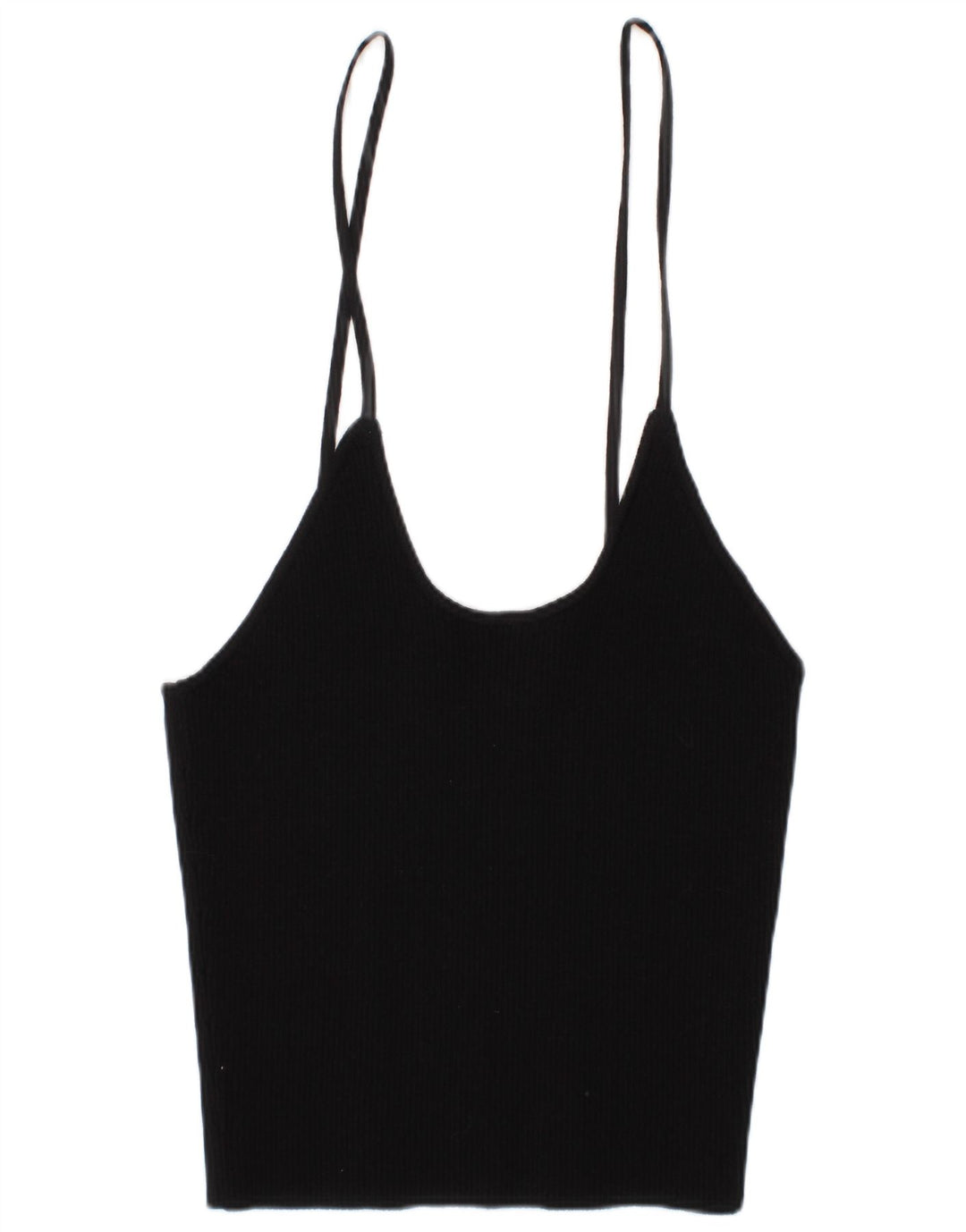 Zara Womens Cami Top UK 10 Small Black
