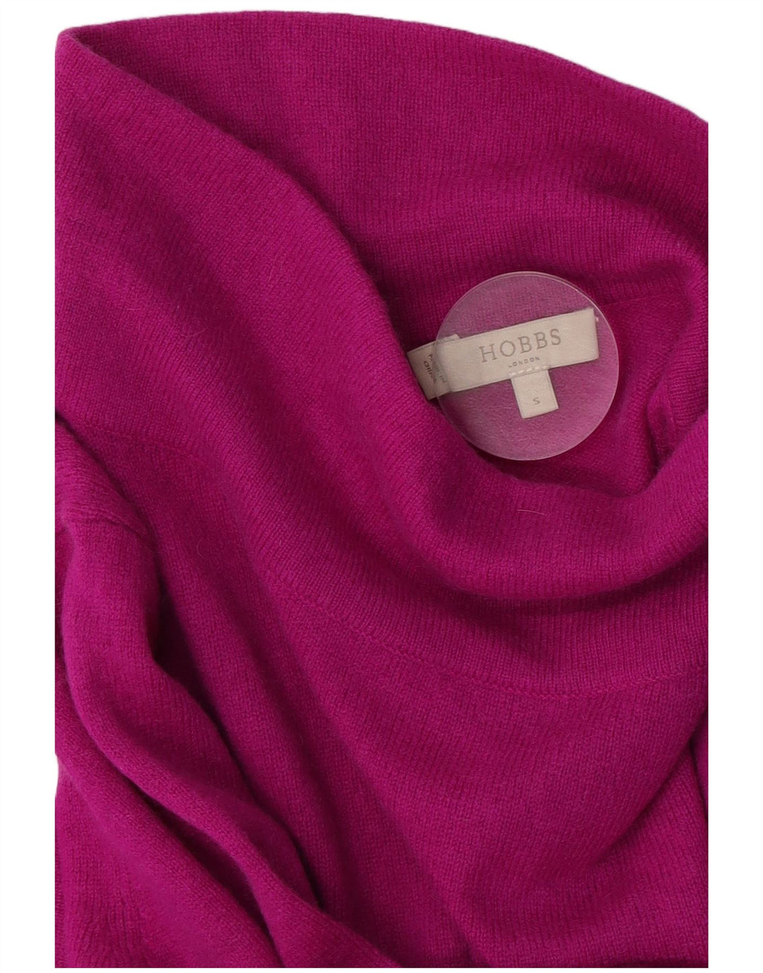 HOBBS Womens Roll Neck Jumper Sweater UK 10 Small Pink