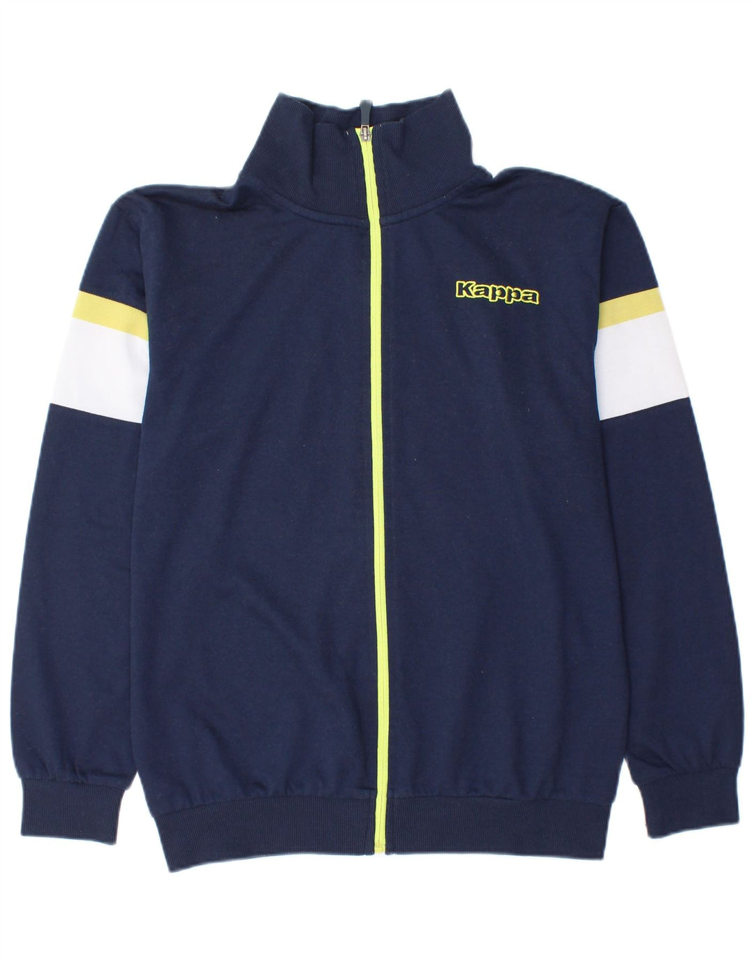 Giacca da tuta da uomo Kappa in poliestere color block medio blu navy