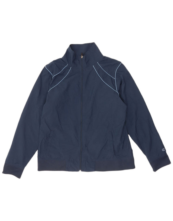 Giacca da tuta da donna Champion UK 16 Large in poliestere blu navy