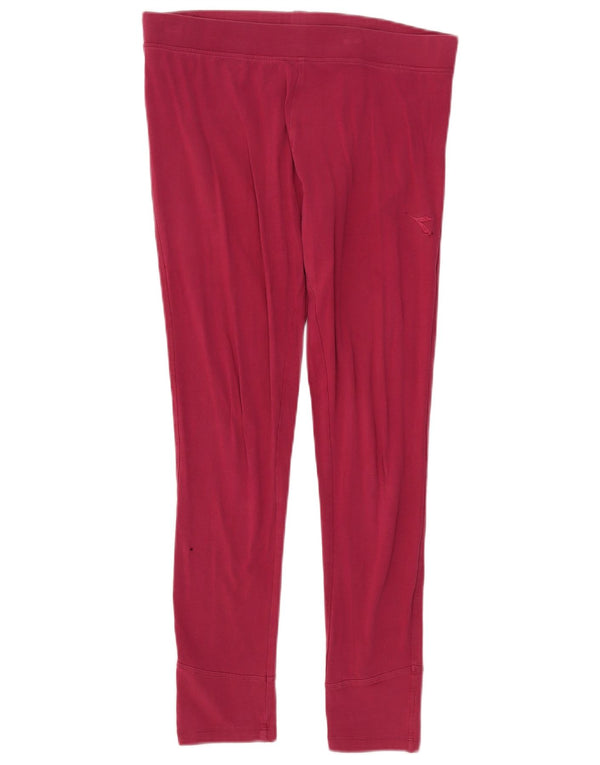 Diadora Damen Leggings UK 14 Large Rot