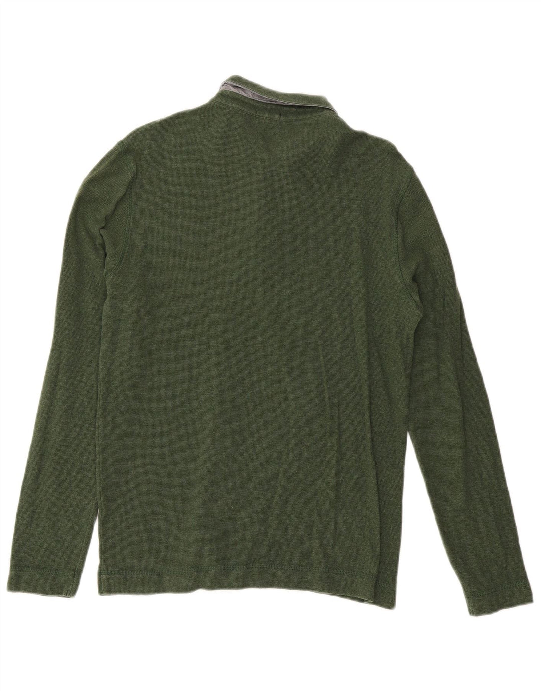 Hugo Boss Mens Long Sleeve Polo Shirt Large Green