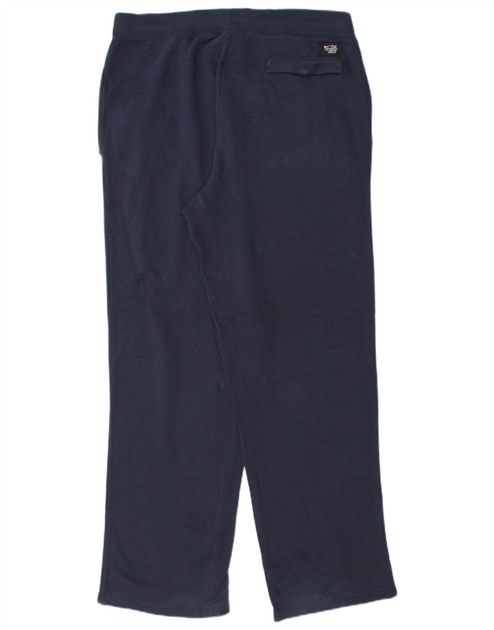 Nike Womens Tracksuit Trousers Large Navy Blue Cotton