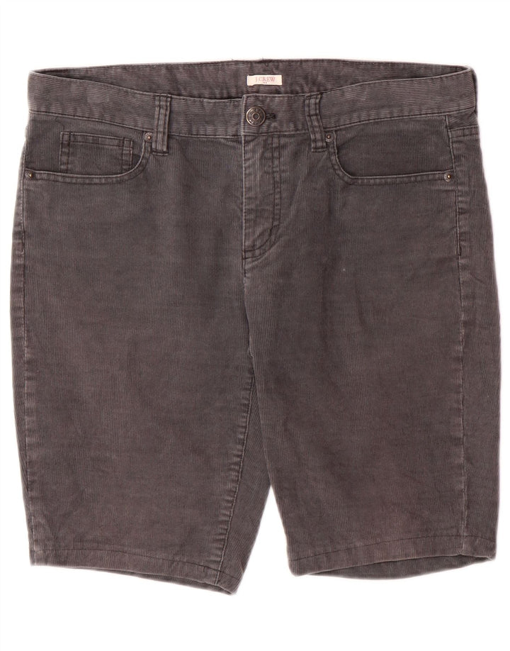 J. Crew Mens Toothpick Corduroy Shorts W30 Medium Grey Cotton