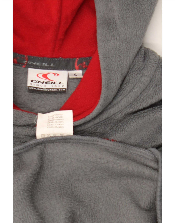 O'Neill Ανδρικό γραφικό κουκούλα Fleece Jumper Μικρός γκρι πολυεστέρας