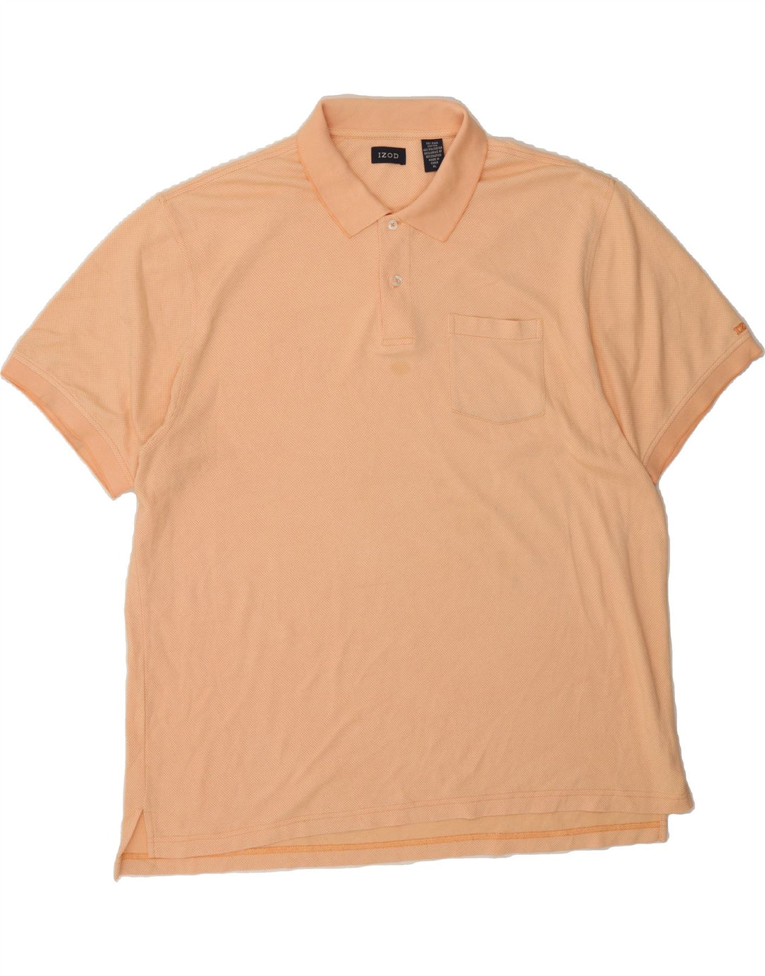 IZOD Mens Polo Shirt XL Orange Cotton Vintage Izod and Second-Hand Izod from Messina Hembry 