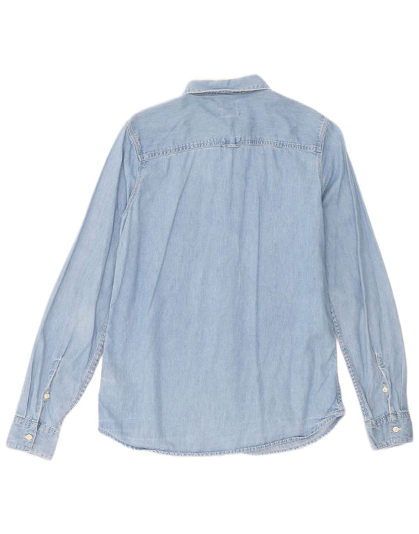 Lee Chemise en jean coupe ample pour femme UK 6 XS Bleu Coton