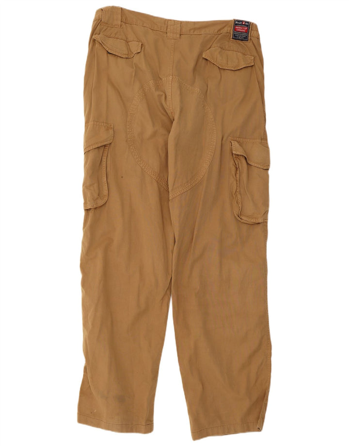 Murphy & Nye Straight Cargo Bukser til mænd W38 L33 Beige Bomuld