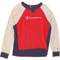 CHAMPION Mens Graphic Sweatshirt Jumper Large Red Colourblock Vintage Champion and Second-Hand Champion from Messina Hembry 
