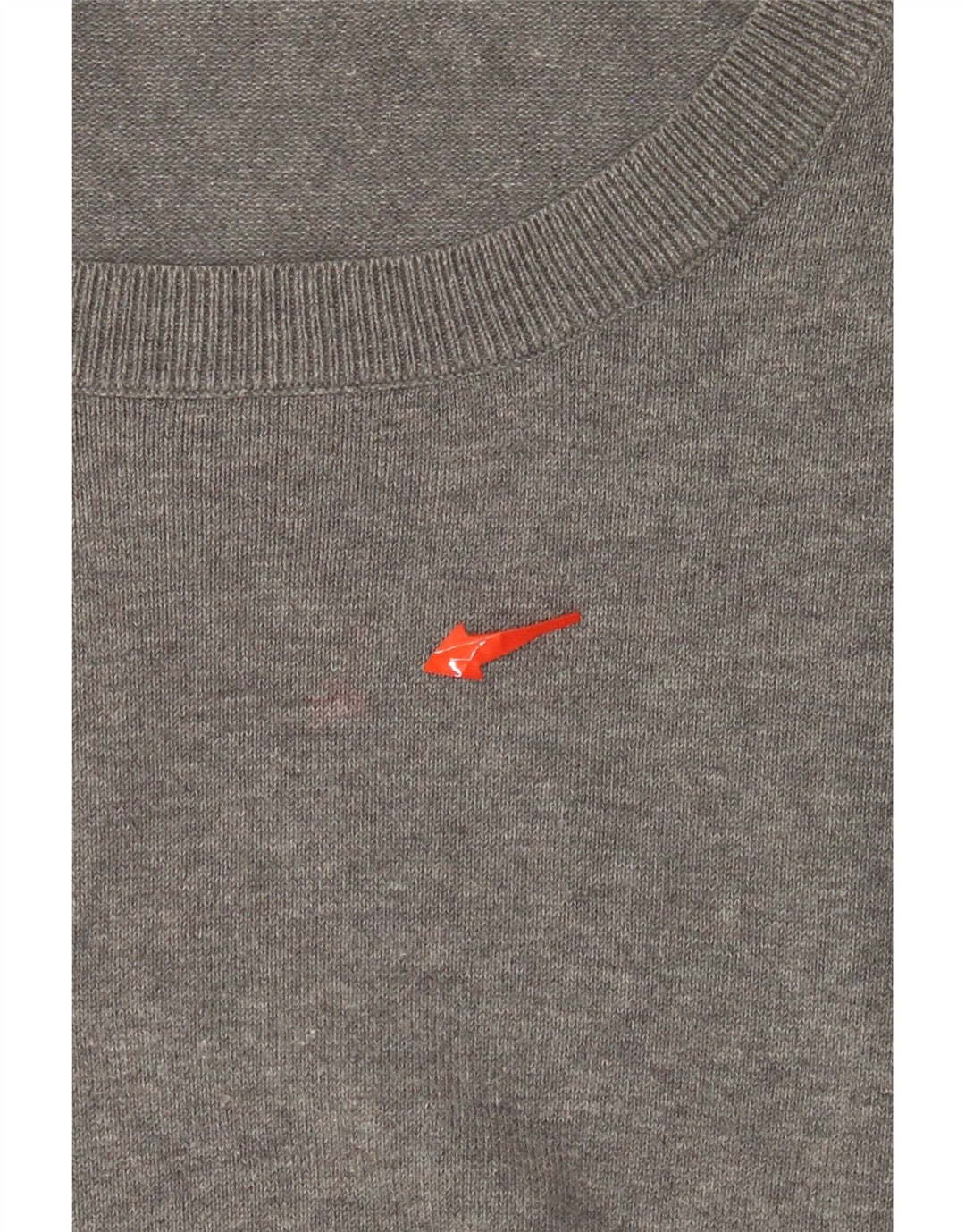 ZARA Womens Crop Boat Neck Jumper Sweater UK 12 Medium Grey