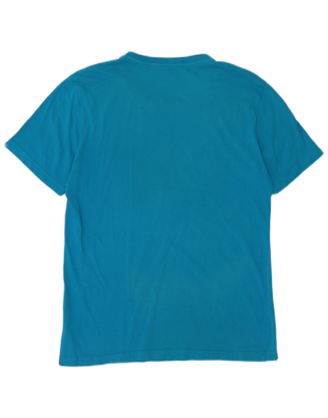 Puma Mens Graphic T-Shirt Top Medium Blue Cotton