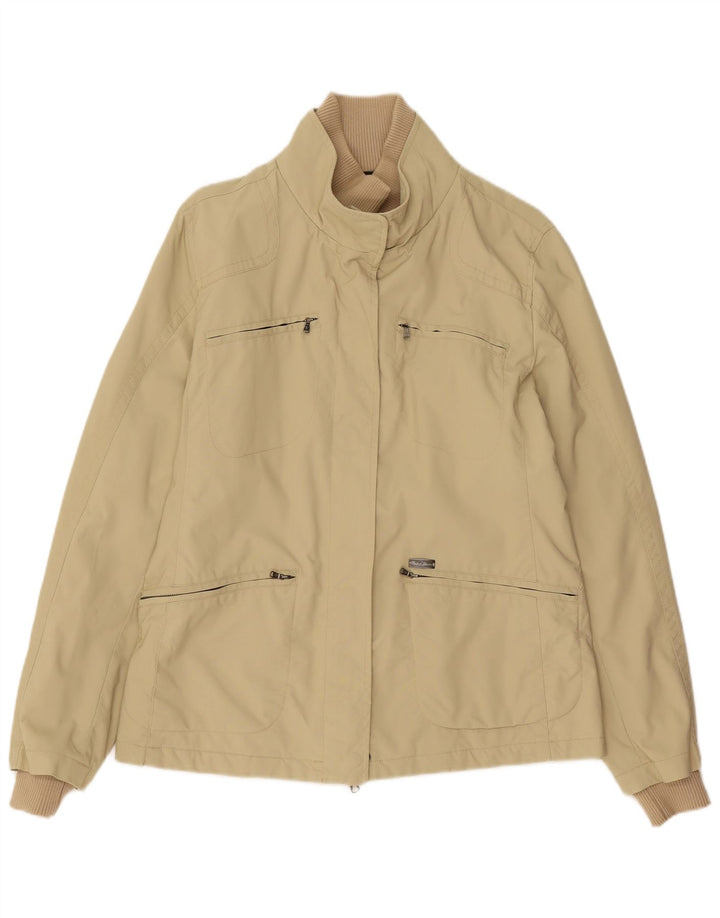Conte of Florence Womens Utility Jacket IT 46 Large Green Polyamide