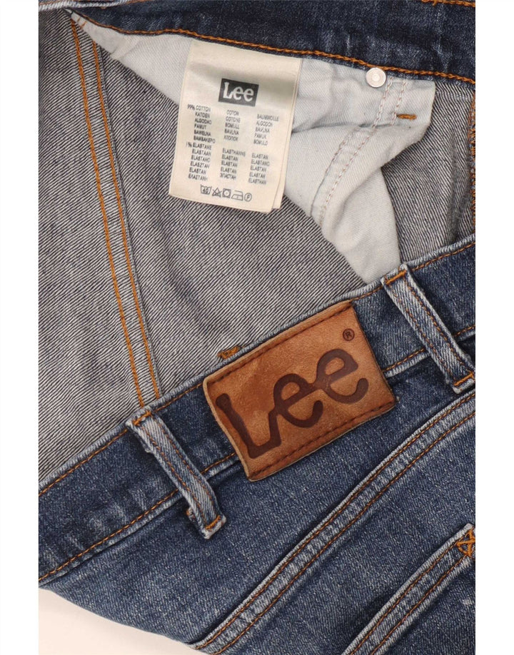 Lee Mens Daren Straight Jeans W36 L32 Blue Cotton