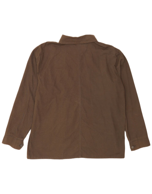 Camicia overshirt da uomo French Connection 2XL cotone kaki