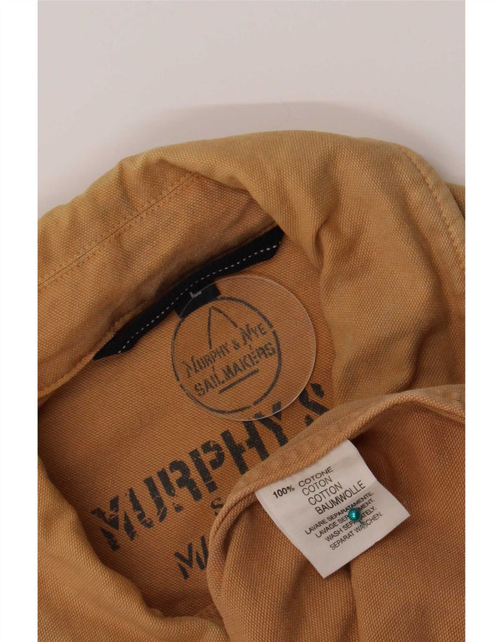 Murphy & Nye Mens Utility Jacket UK 40 Large Brown Βαμβακερό
