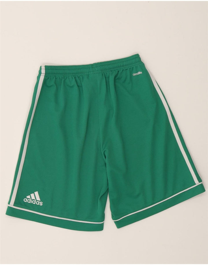 Adidas Mens Climalite Sport Shorts Small  Green Polyester