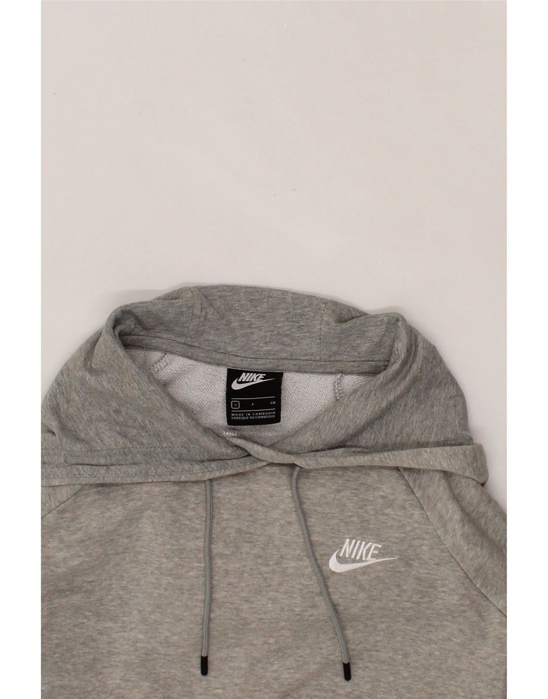 NIKE Mens Hoodie Jumper Small Grey Vintage Nike and Second-Hand Nike from Messina Hembry 