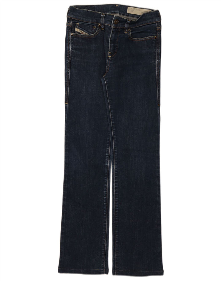 Diesel Womens Bootzee-St Regular Slim Bootcut Jeans W23 L27 Navy Blue