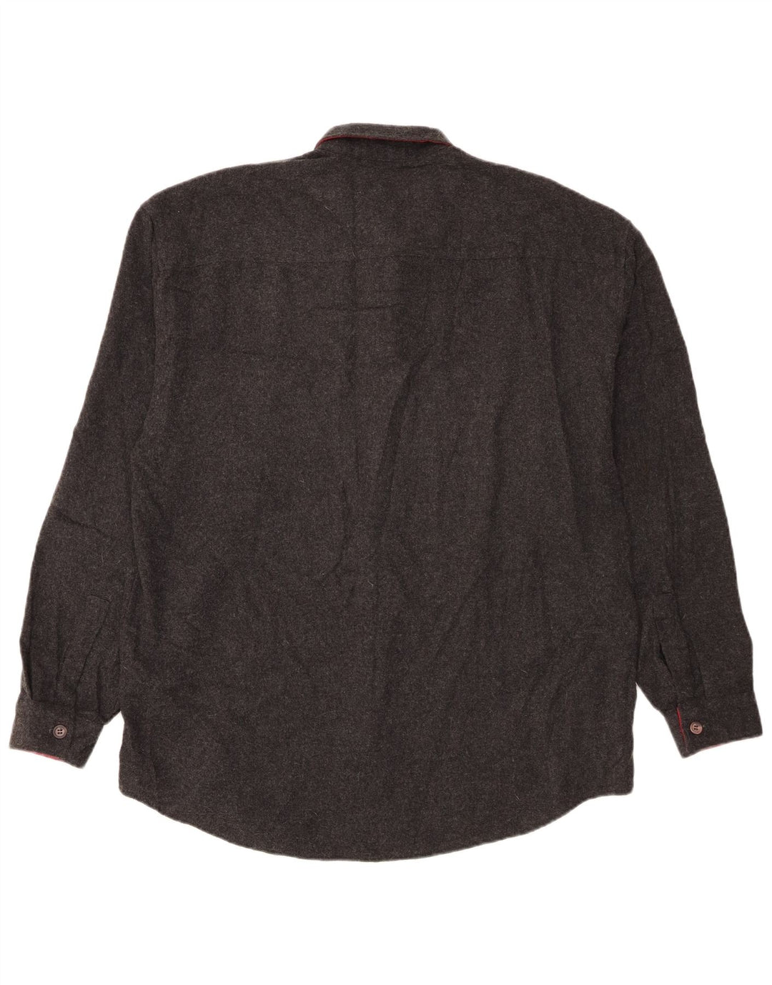 Chemise en flanelle homme vintage grand coton noir