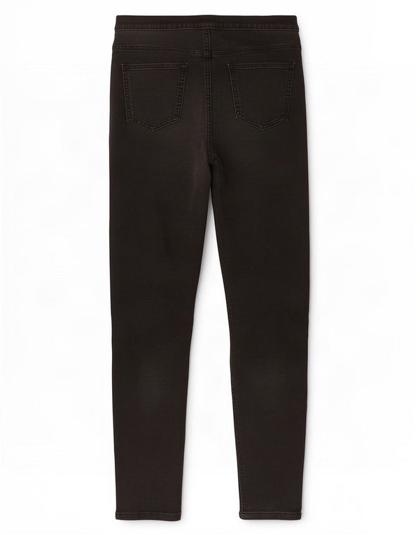 Marks & Spencer Jeans Jegging para Mujer UK 14 Medium W30 L29 Algodón Negro