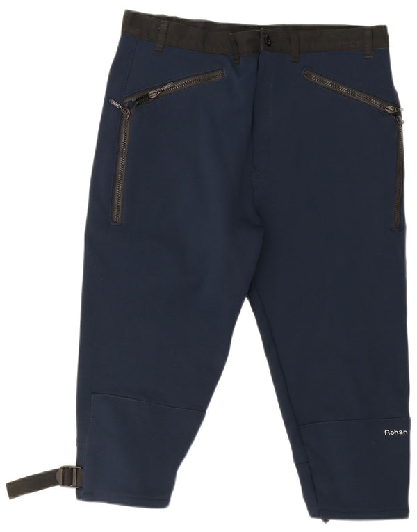 Rohan Herre Cargo Bermuda Shorts Large W34 Navy Blue Polyamid