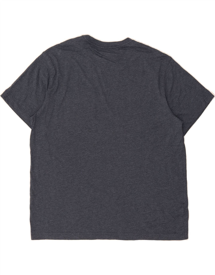 EDDIE BAUER Mens T-Shirt Top Large Navy Blue Cotton Vintage Eddie Bauer and Second-Hand Eddie Bauer from Messina Hembry 
