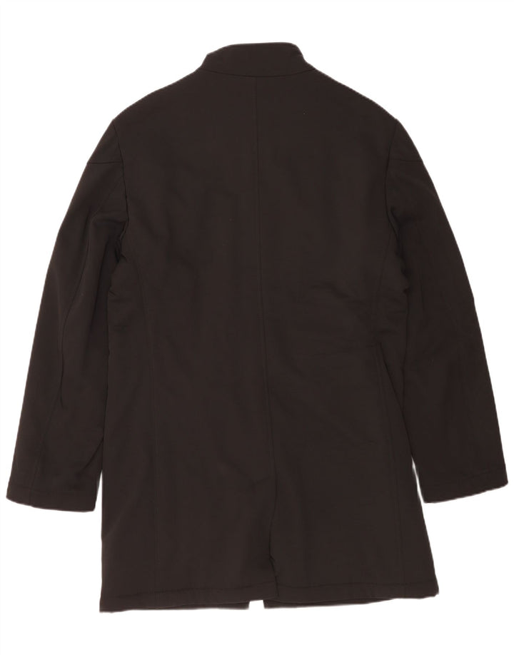 Vintage Overfrakke til mænd IT 50 Stor sort polyester