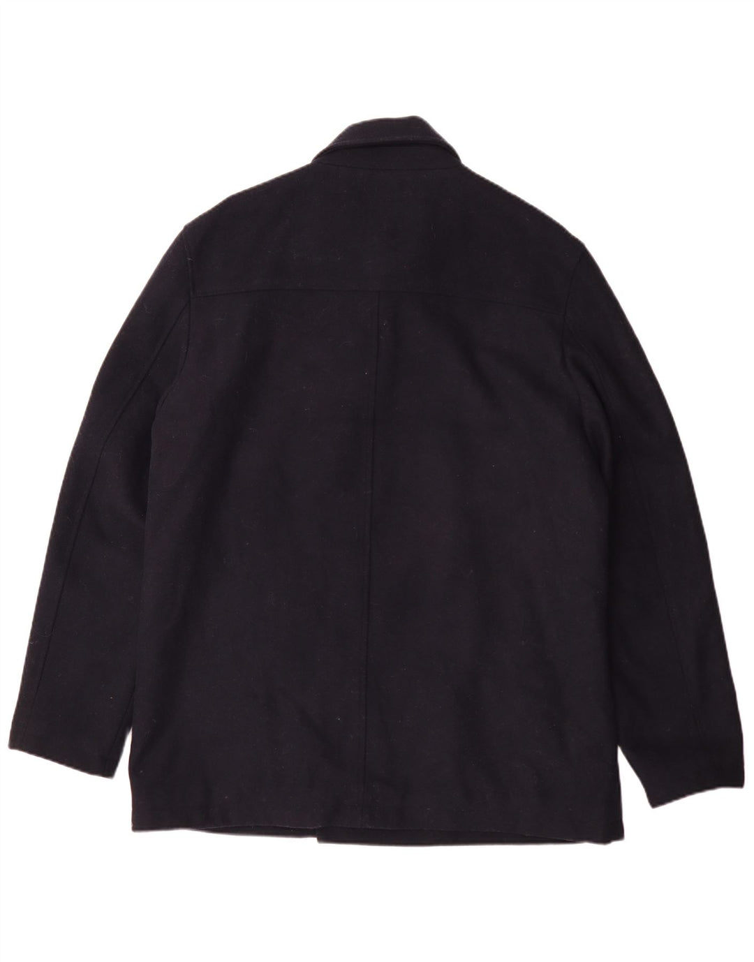 French Connection Mens Pea Coat UK 44 2XL Navy Blue