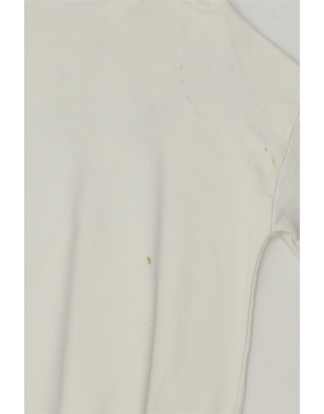 GAELLE Womens Graphic Sweatshirt Jumper Size 2 Medium White Cotton Vintage Gaelle and Second-Hand Gaelle from Messina Hembry 