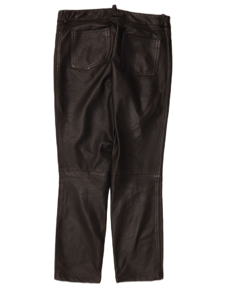 Zen Dame Læderbukser EU 38 Medium W28 L26 Sort Læder