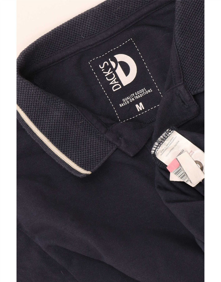 Dacks herre poloshirt Medium marineblå bomuld