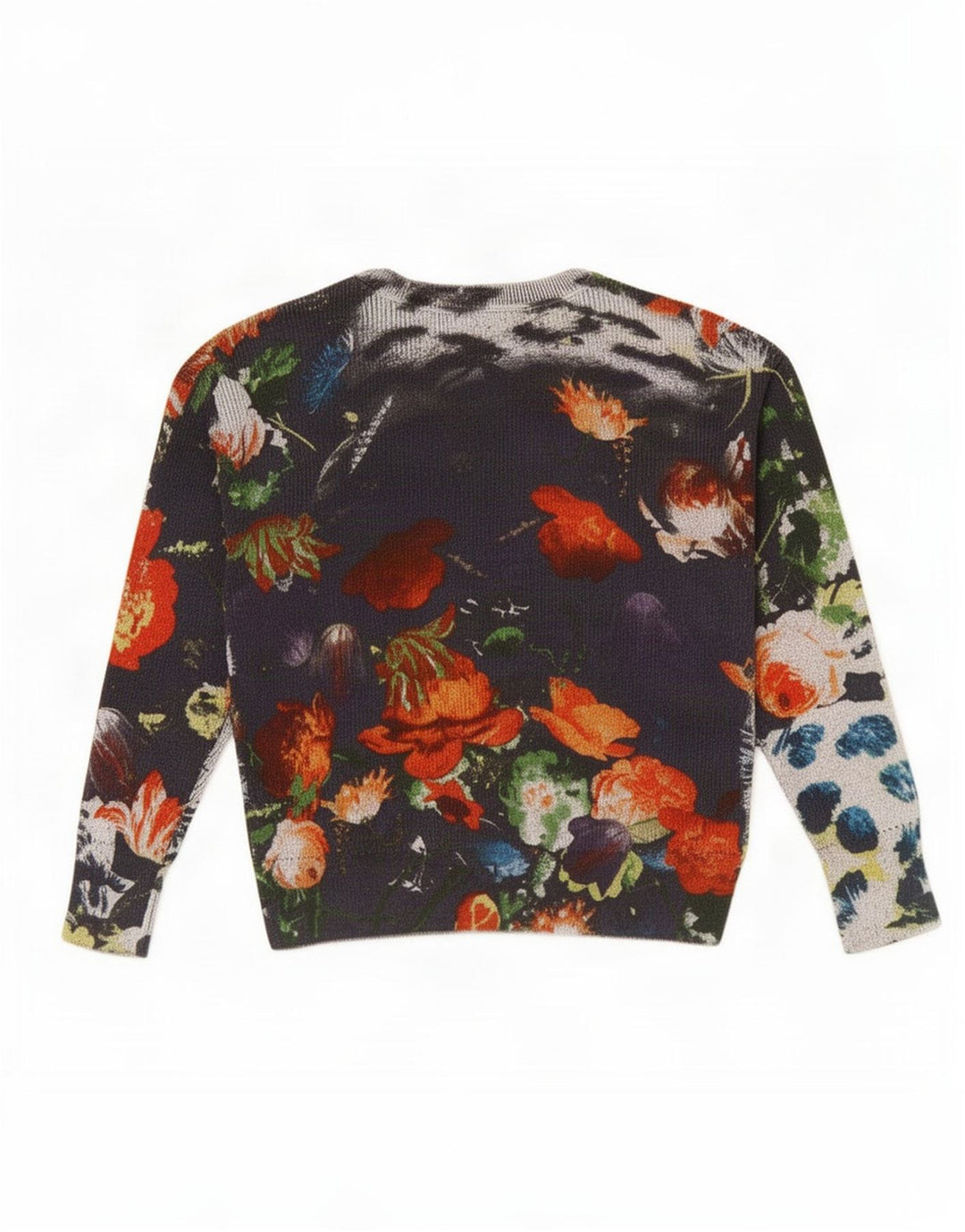 Desigual Womens Crew Neck Jumper Sweater UK 14 Medium Multicoloured