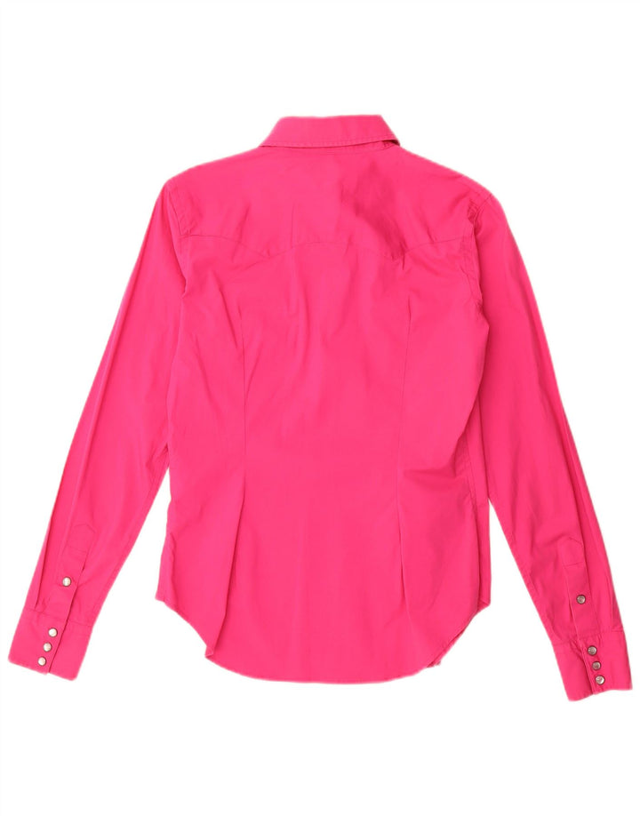 Ralph Lauren Womens Slim Fit Shirt US 4 Small Pink
