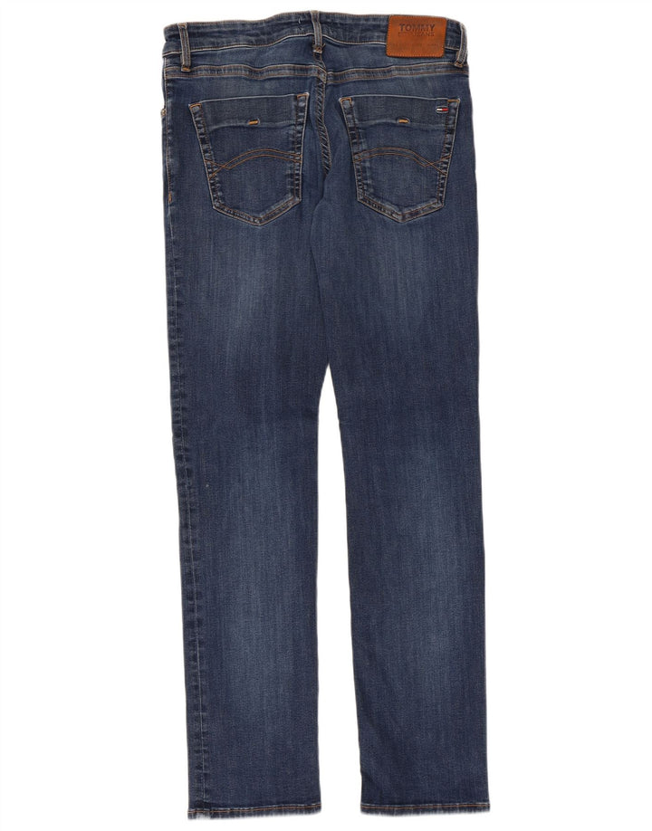 TOMMY HILFIGER Slim Jeans til mænd W32 L32 Blå Bomuld