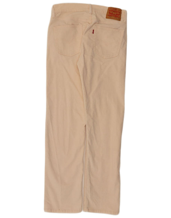 Levi's Damen 751 Gerade Cordhose W32 L32 Beige Baumwolle