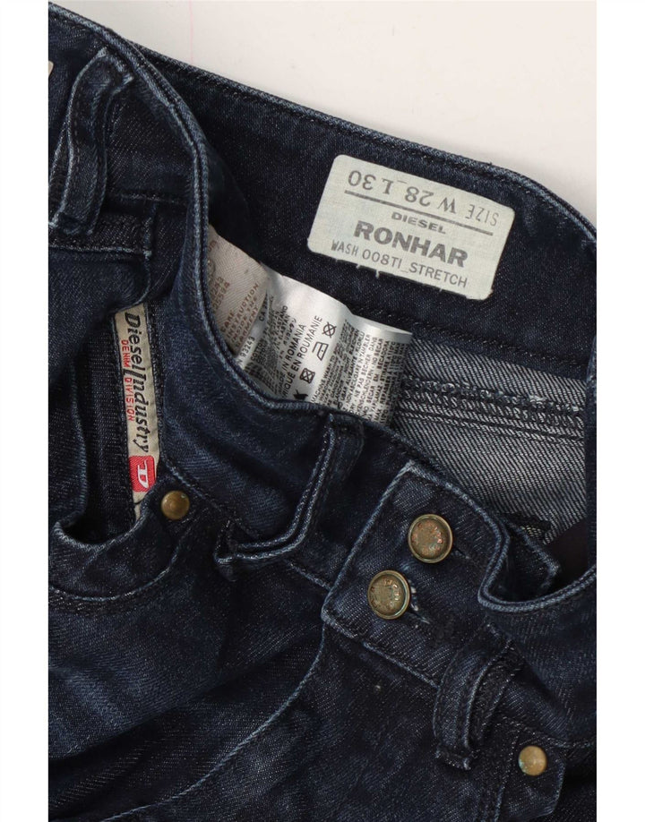 Diesel Womens Ronhar Bootcut Jeans W28 L30 Navy Blue Cotton