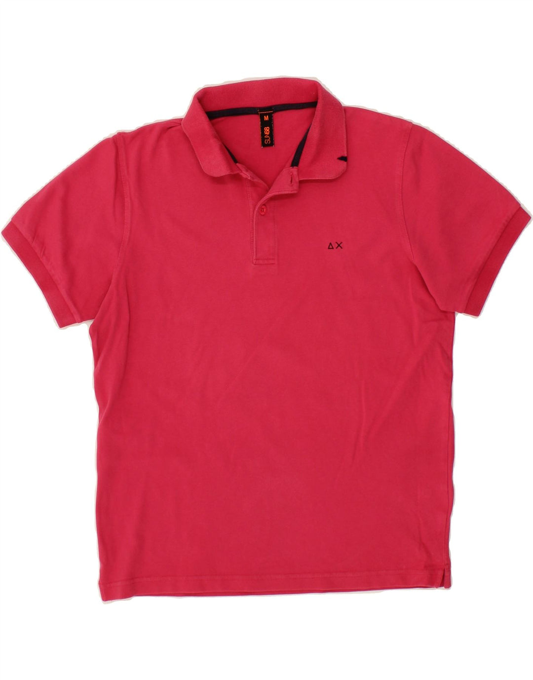 SUN68 Boys Polo Shirt 13-14 Years Medium Pink Cotton Vintage Sun68 and Second-Hand Sun68 from Messina Hembry 