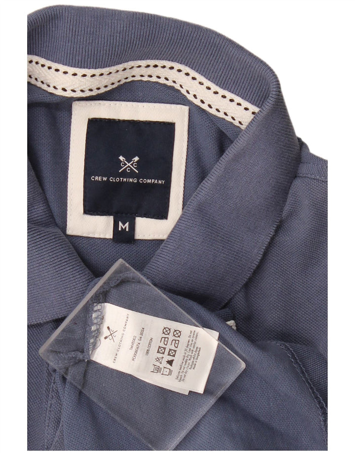 Crew Clothing Mens Polo Shirt Medium Navy Blue Cotton