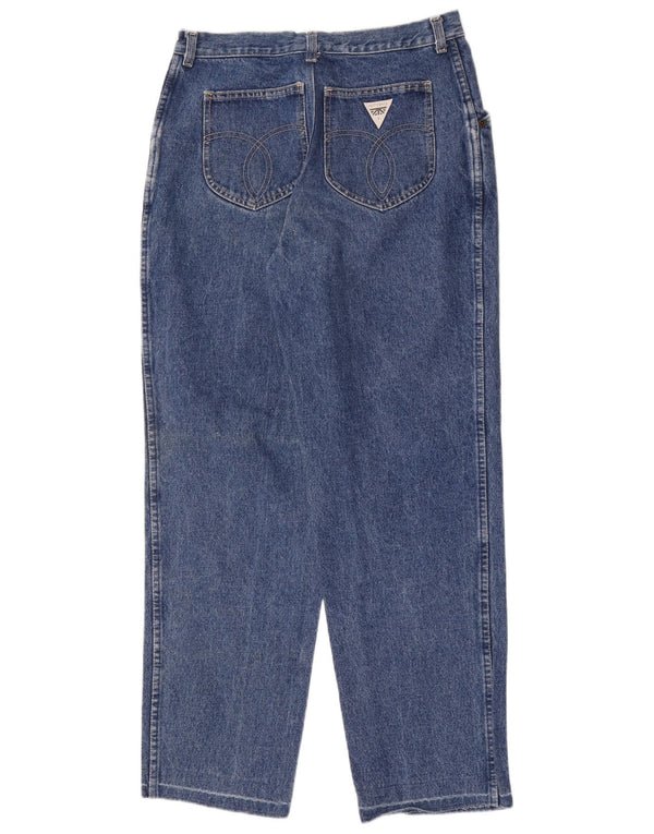 Vintage herre tilspidsede jeans W33 L31 blå bomuld