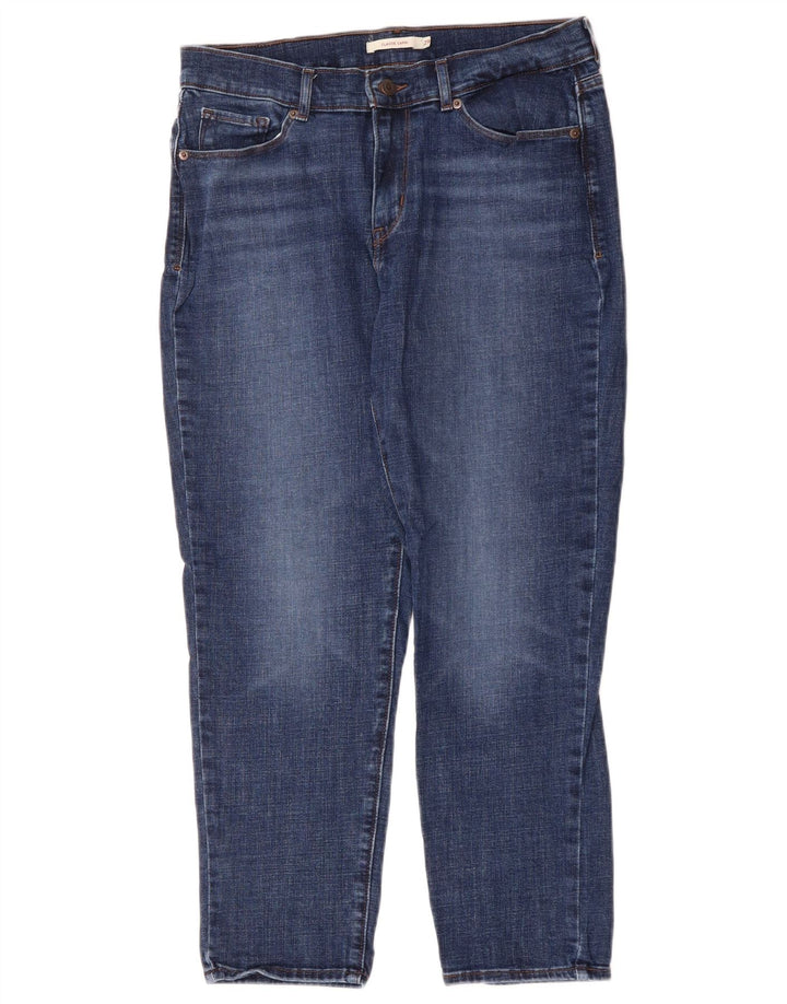 LEVI'S Womens Classic Capri Jeans W29 L26 Blue Cotton