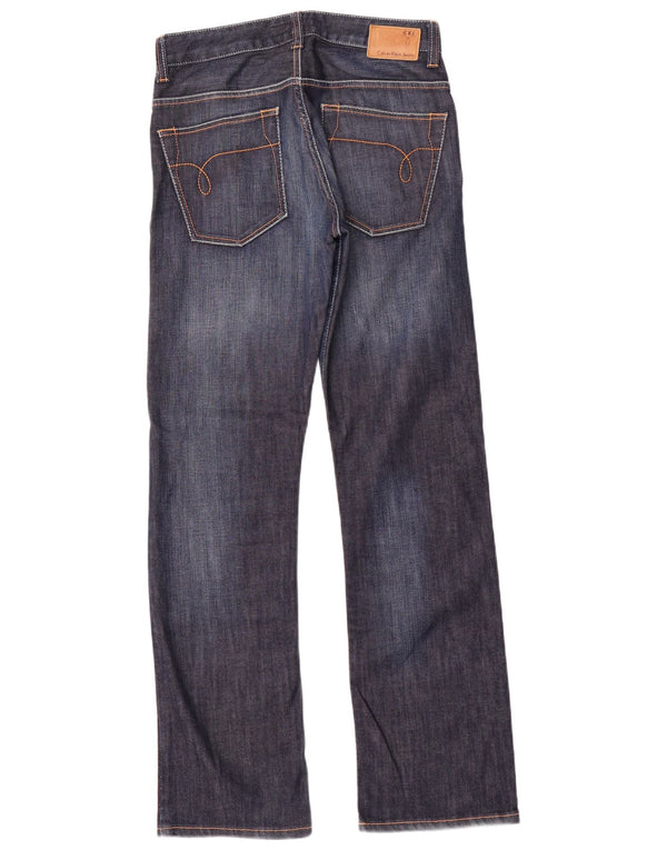 Jeans Bootcut da donna Calvin Klein W30 L32 cotone blu navy