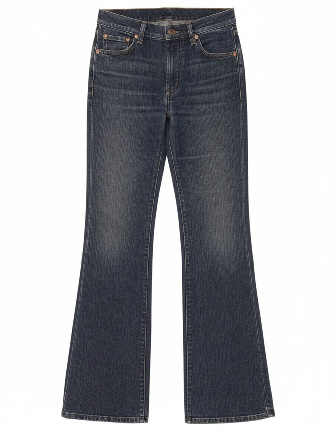 Lee Womens Flared Jeans W26 L32 Blue