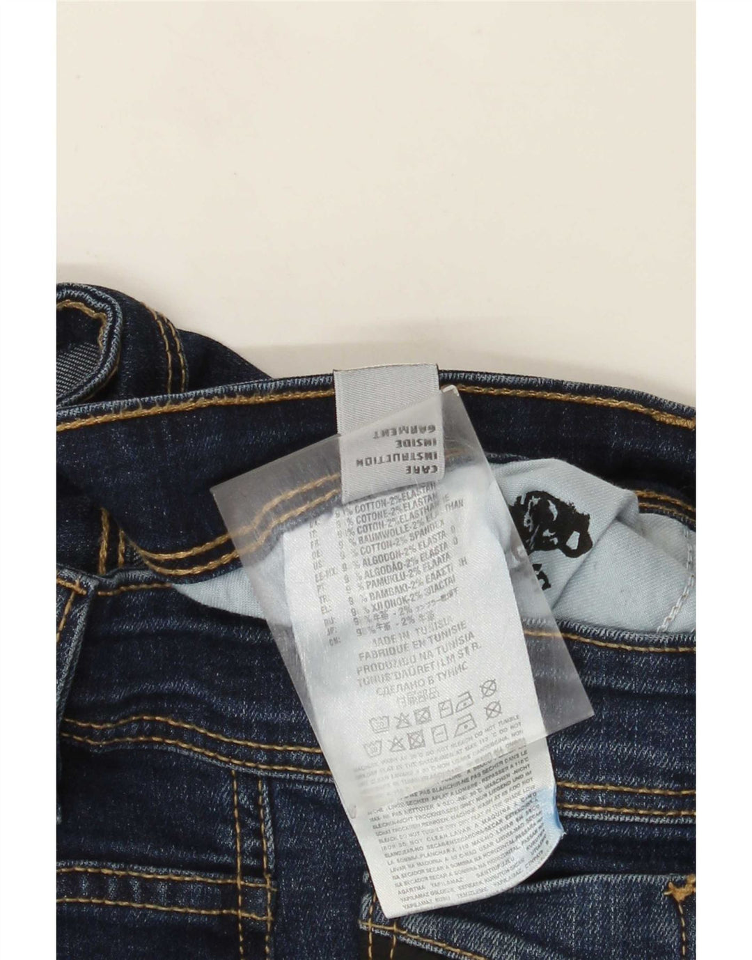 Diesel Damen Slim Jeans W36 L31 Blaue Baumwolle