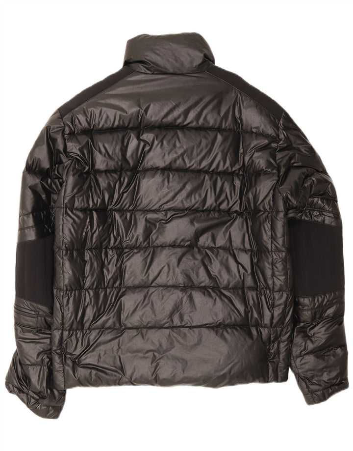 Μπουφάν Belfe & Mens με επένδυση UK 44 2XL Μαύρο νάιλον