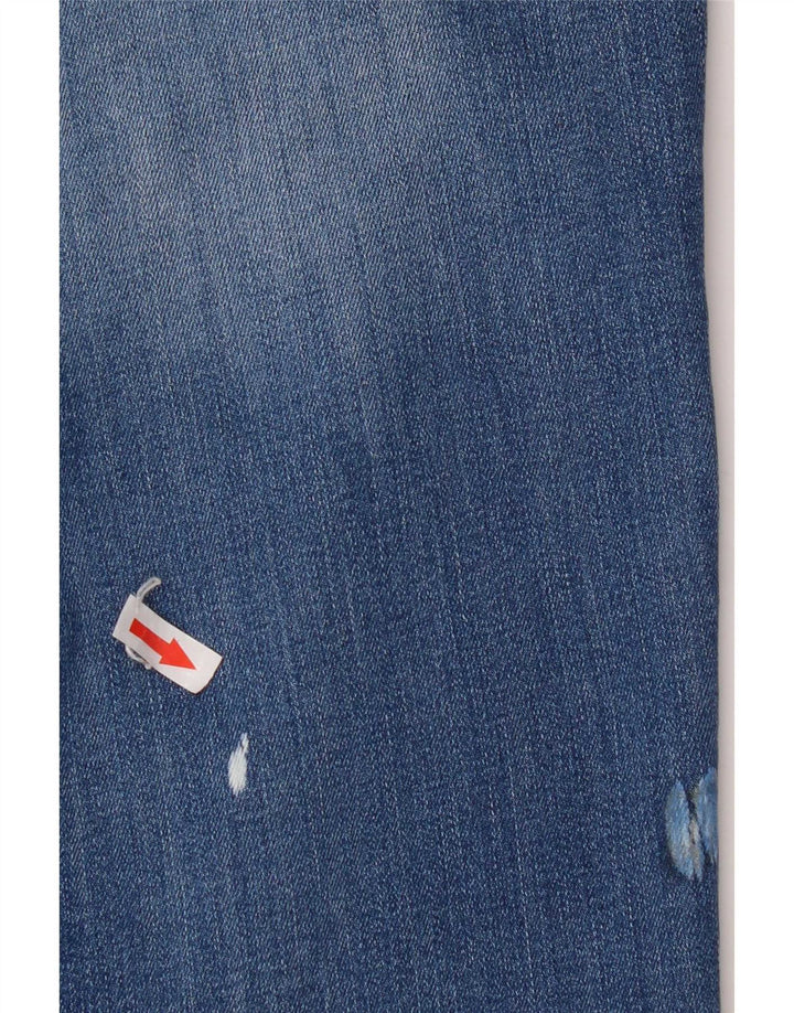 Lee Womens Marion Straight Jeans W30 L31 Blue Cotton