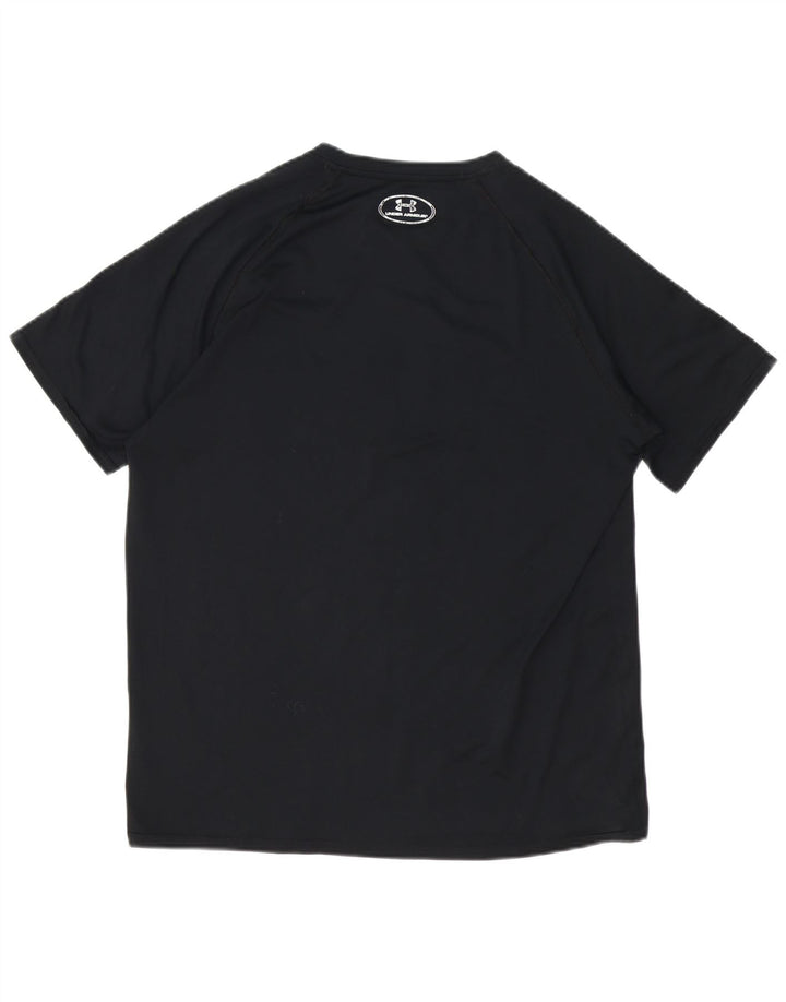 Under Armour Mens Heat Gear T-Shirt Top Medium Black